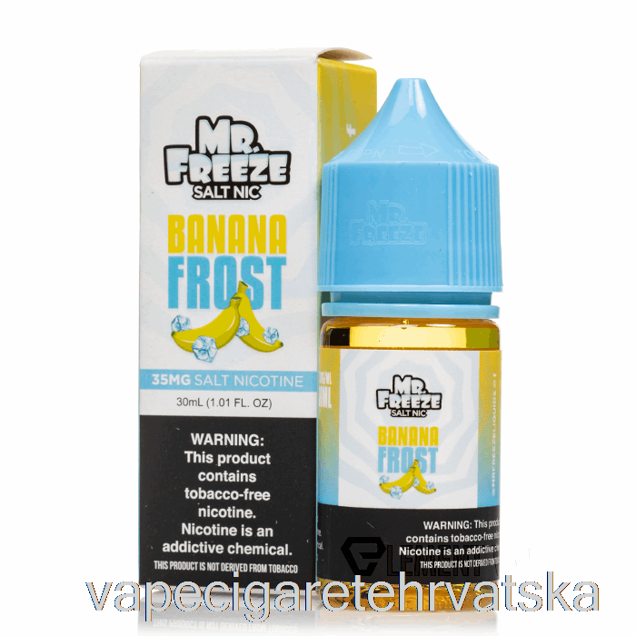 Vape Cigarete Banana Frost - Mr Freeze Soli - 30ml 50mg